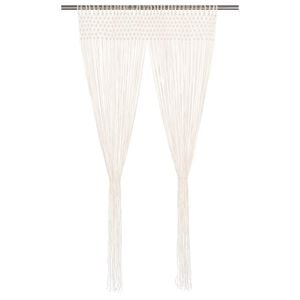 vidaXL Macrame Curtain 55.1x94.5" Cotton