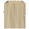 vidaXL Bathroom Sink Cabinet Sonoma Oak Engineered Wood Medium