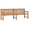 vidaXL Garden Bench Teak Solid Teak Wood Extra Large Rectangular