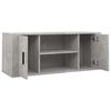 vidaXL TV Cabinet Concrete Grey Engineered Wood Medium-sized Cabinet
