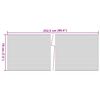 vidaXL Patio Privacy Screens 10 pcs Stone Grey 99.4x7.5" PVC