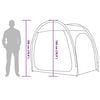 vidaXL Bike Storage Tent with Roof Green 218 x 156 x 180 cm