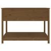 vidaXL Planter Honey Brown Solid Pine Wood Large Planter Rectangular