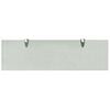 vidaXL Floating Shelf Frosted Tempered safety glass Wall mounting