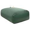 vidaXL Water Tank Green PVC 554 Gal Foldable Water Tank Rectangular