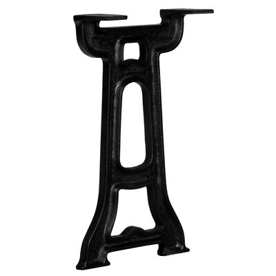vidaXL Bench Legs 2 pcs Y-Frame Cast Iron