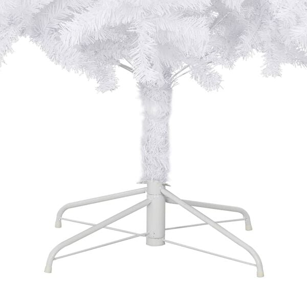 vidaXL Christmas Tree White PVC, Steel Extra Large Lightweight