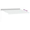 vidaXL Retractable Awning Anthracite and white