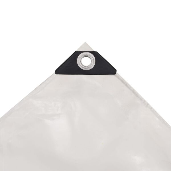 vidaXL Tarpaulin 7.11 oz/ft² 6.6x9.8' White