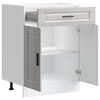 vidaXL Kitchen Base Cabinet Grey sonoma Engineered wood Medium