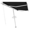 vidaXL Retractable Awning Anthracite