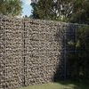 vidaXL Gabion Basket Silver Galvanized Iron Extra Large
