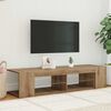 vidaXL TV Cabinet Artisan Oak Engineered Wood Standard Modern