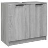 vidaXL Bathroom Cabinet Grey Sonoma Engineered wood Medium