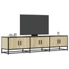 vidaXL TV Cabinet Sonoma oak Engineered wood, metal Large TV Cabinet