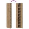 vidaXL Slim Storage Cabinet artisan oak 30 x 42.5 x 225 cm