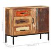 vidaXL Sideboard 34.6"x11.8"x28.7" Solid Reclaimed Wood