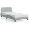 vidaXL Bed Frame Light grey