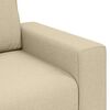 vidaXL Sofa Cream 39.37 x 30.31 x 32.28 in Fabric