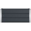 vidaXL Planter Anthracite 39.37 x 15.75 x 17.72 in Steel