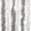 vidaXL Fly Curtain Light Grey and White 39.4x86.6" Chenille