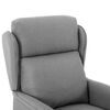 vidaXL Recliner Chair Light gray 67.5 x 93.5 x 101.5 cm fabric