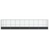 vidaXL Aviary with Extension Silver 410.4"x42.1"x83.5" Steel