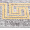 vidaXL Rug Grey 100% Polyester 31.5x118.1 in Rug Rectangular