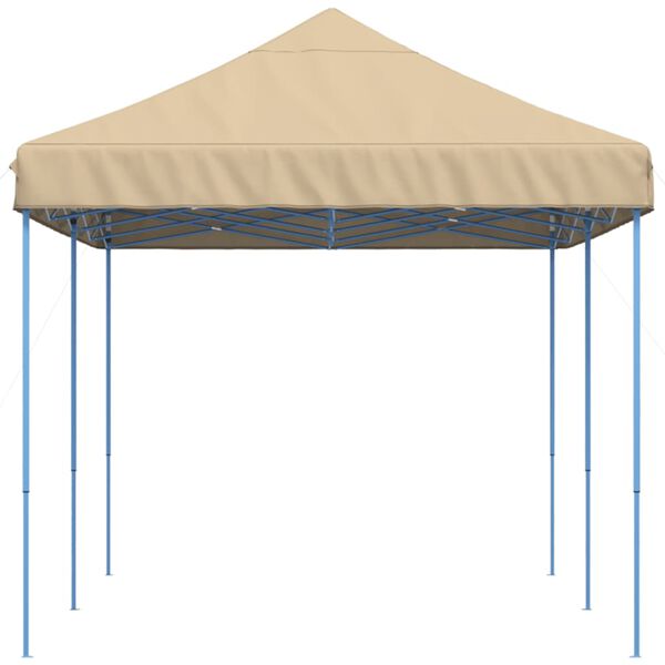 vidaXL Party Tent Beige and Blue