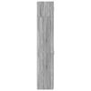 vidaXL Slim Storage Cabinet Grey Sonoma Engineered Wood Extra Tall