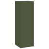 vidaXL Plant Stand 3 pcs Olive green Steel