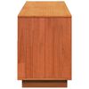 vidaXL TV Cabinet Wax Brown 55.1x14.6x19.7" Solid Wood Pine