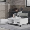 vidaXL Coffee Table White 35.4"x23.6"x13.8" Engineered Wood