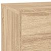 vidaXL Bedside Cabinet Sonoma oak Engineered wood Bedside Cabinet