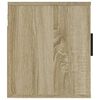 vidaXL Sonoma oak 16 x 13.6 x 16 inches 15.7" Engineered wood