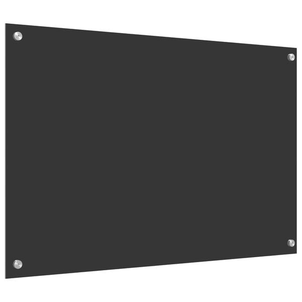 vidaXL Kitchen Backsplash Dark grey 35.43 x 23.62 x 0.24 in