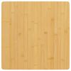 vidaXL Table Top Bamboo Bamboo with a varnish finish 16x16 in Durable