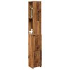 vidaXL Bathroom Cabinet Old wood Engineered wood Tall Bathroom Cabinet