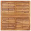 vidaXL Outdoor Dining Set Natural Teak Solid Teak Wood Medium Foldable