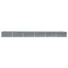 vidaXL Raised Bed Gray Galvanized Steel 236.2x31.5x17.7 in Durable