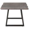 vidaXL Coffee Table Gray Solid Acacia Wood Large Industrial