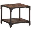 vidaXL Coffee Table Mixed Color Solid Reclaimed Wood Compact Rustic