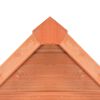 vidaXL Garden Storage Shed Brown Wood 28.0 x 23.6 x 83.9 in