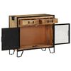 vidaXL Sideboard Brown Solid Mango Wood Rectangular Industrial Style