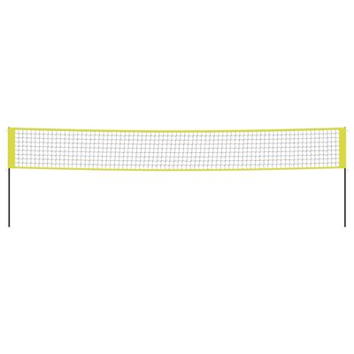 vidaXL Volleyball Net Yellow and Black 324"x96.1" PE Fabric