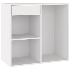 vidaXL Cosmetic Cabinet White Engineered wood Medium Cosmetic Cabinet