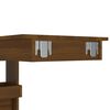 vidaXL Wall Bar Table Brown Oak Engineered Wood 40.2 x 17.7 x 40.7 in
