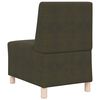 vidaXL Modular Sofa Unit Armless Army Green 21.65 x 29.13 x 32.28 in