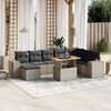 vidaXL Garden Sofa Set Grey
