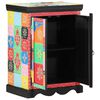 vidaXL Console Table with Shelf Multicolour 19.69 x 11.81 x 27.56 in